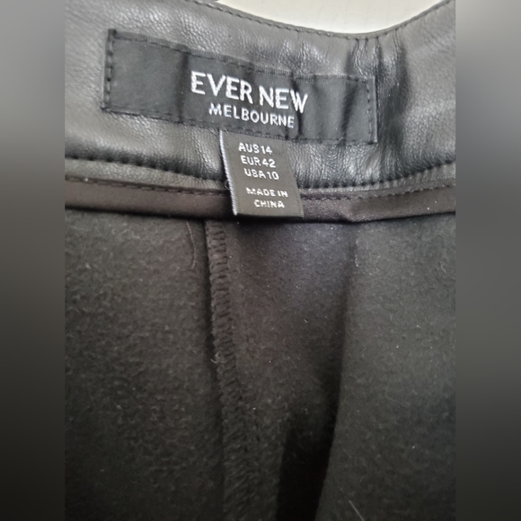 Ever New faux leather pants Size 10 - Picture 3 of 3